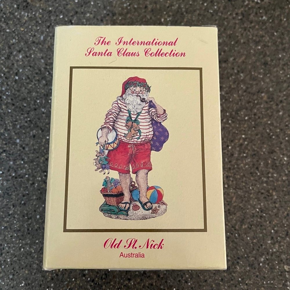 Vtg Old St. Nick Australia figurine w/ box - Picture 5 of 6